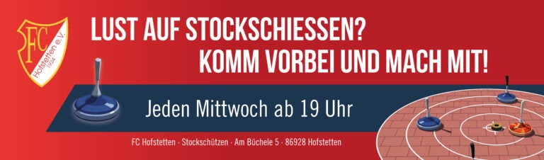 Lust auf Stockschießen? Komm vorbei und mach mit!